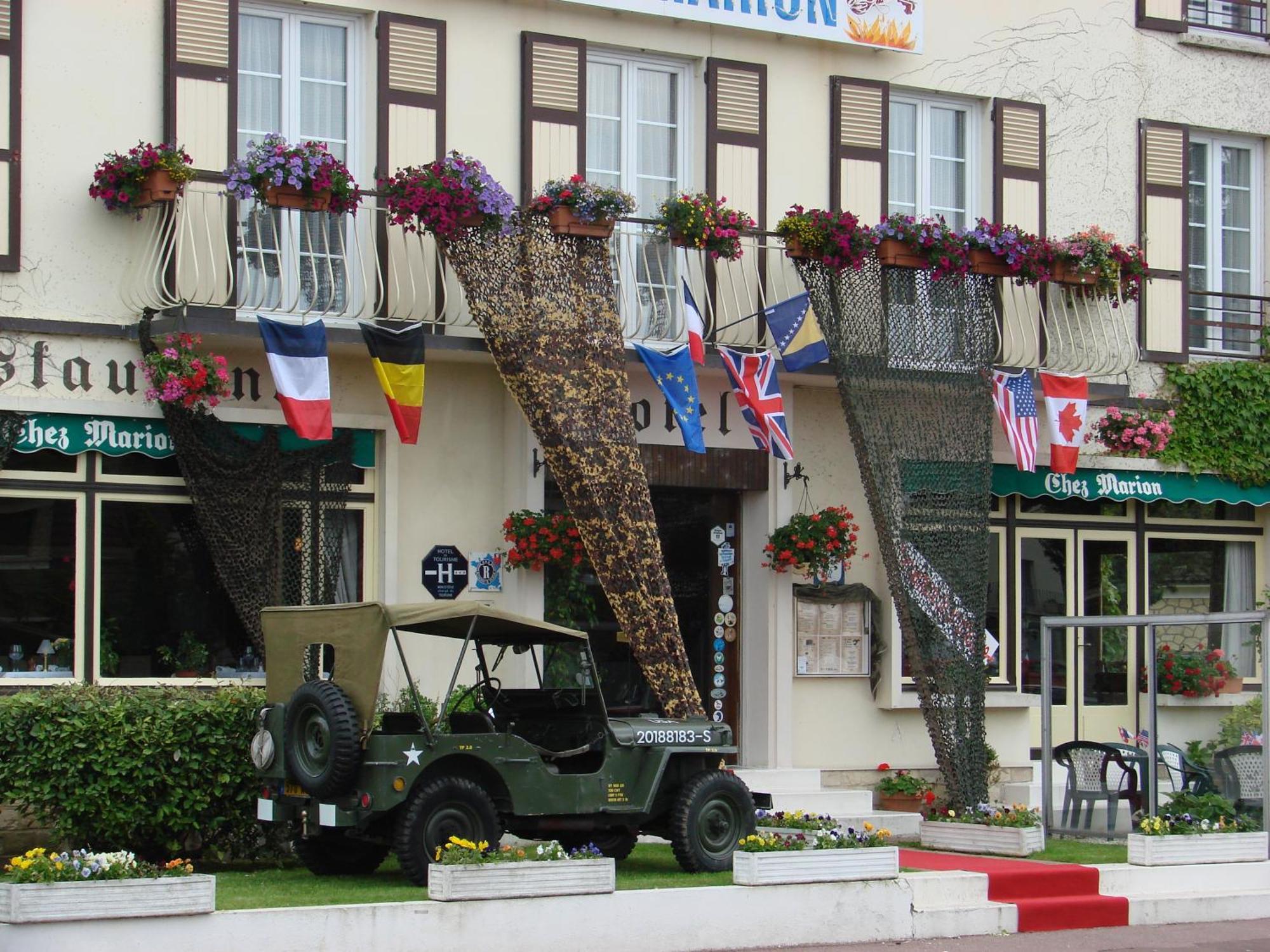 Hotel Chez-Marion Merville-Franceville-Plage Esterno foto